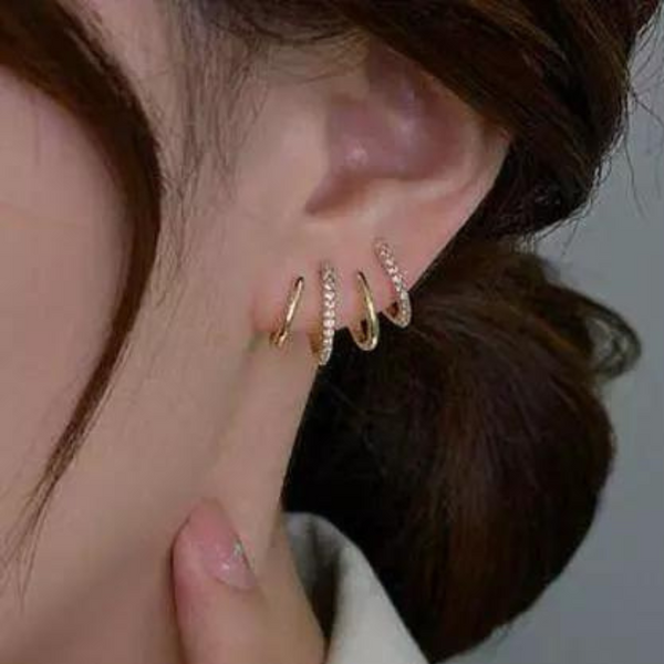 Korean Earrings Ear Cuff Studs For Women & Girls