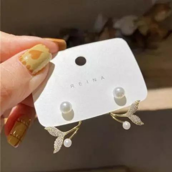 Fish design korean earring